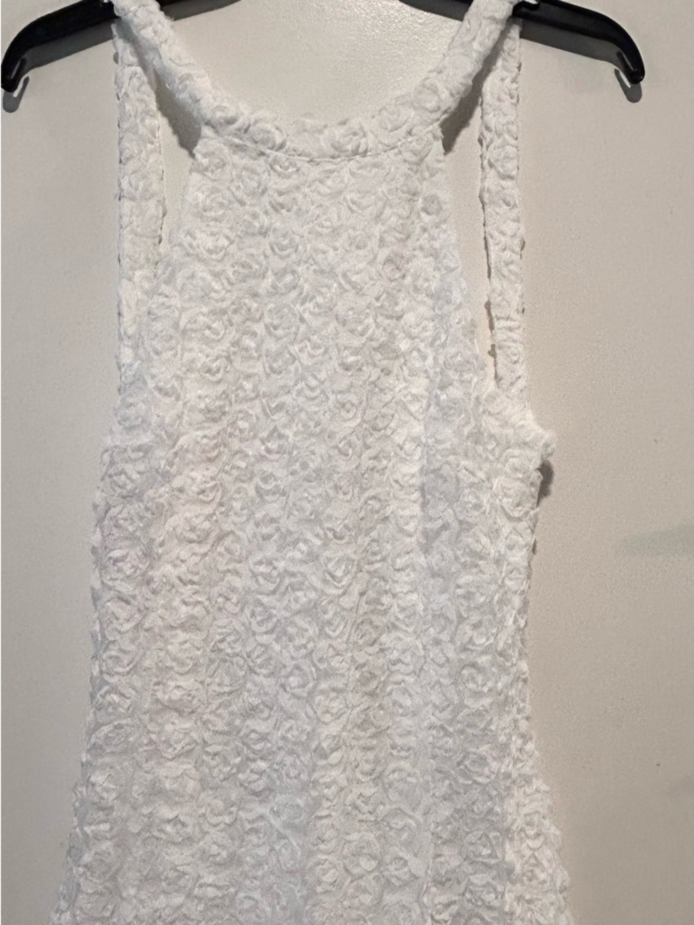 Lulu's White Halter Textured Maxi Dress - Picture 7 of 12